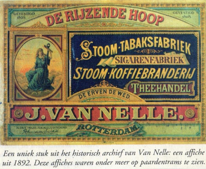 <p>Johannes van Nelle en zijn vrouw Henrica Brand krijgen toestemming om zich in Rotterdam te vestigen. Henrica Brand, de latere "Weduwe", ontpopt zich als de eigenlijke grondlegster van de firma De Erven de Wed. J. van Nelle. Zij beginnen hun winkel in koffie, thee, tabak en snuif aan de Leuvehaven.</p>