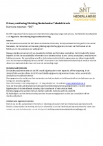 Privacy verklaring Stichting Nederlandse Tabakshistorie Privacy verklaring Stichting Nederlandse Tabakshistorie