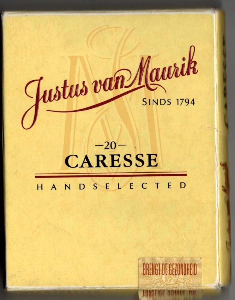 Maurik, Justus van Caresse 20 sigaren doosje R Maurik, Justus van Caresse 20 sigaren doosje R