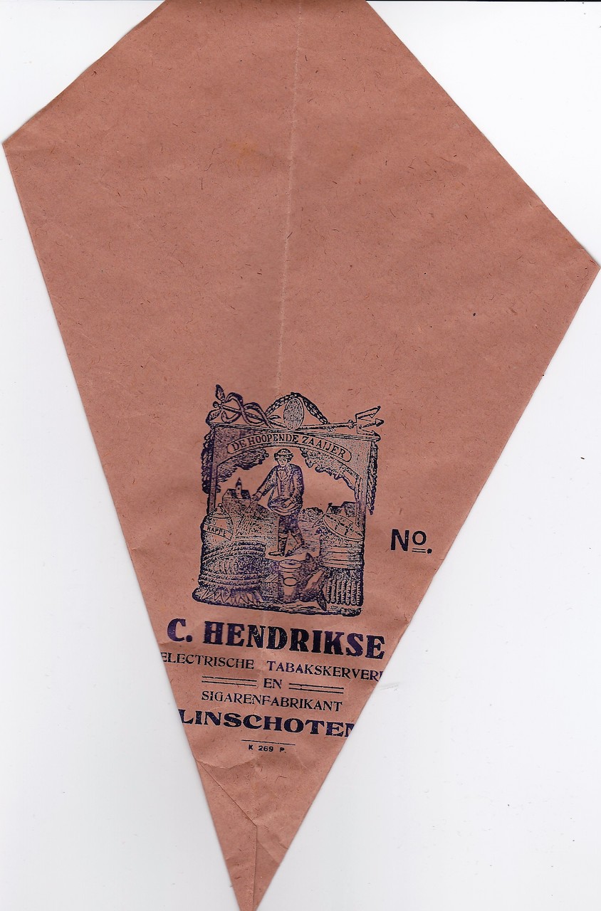 Hendrikse.C. Elektrische Tabakskerverij - Linschoten DE HOOPENDE ZAAIJER tabak Hendrikse.C. Elektrische Tabakskerverij - Linschoten DE HOOPENDE ZAAIJER tabak