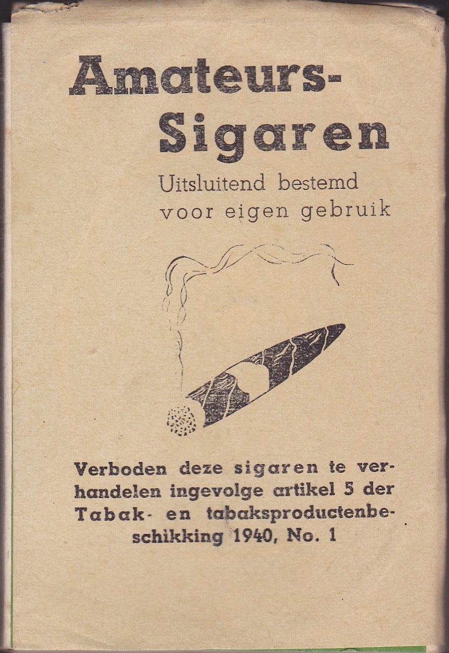 Pieneman G.J. - Voorthuizen AMATEURS-SIGAREN 10/f0.80+opc 6.5ct banderol 6367 Pieneman G.J. - Voorthuizen AMATEURS-SIGAREN 10/f0.80+opc 6.5ct banderol 6367