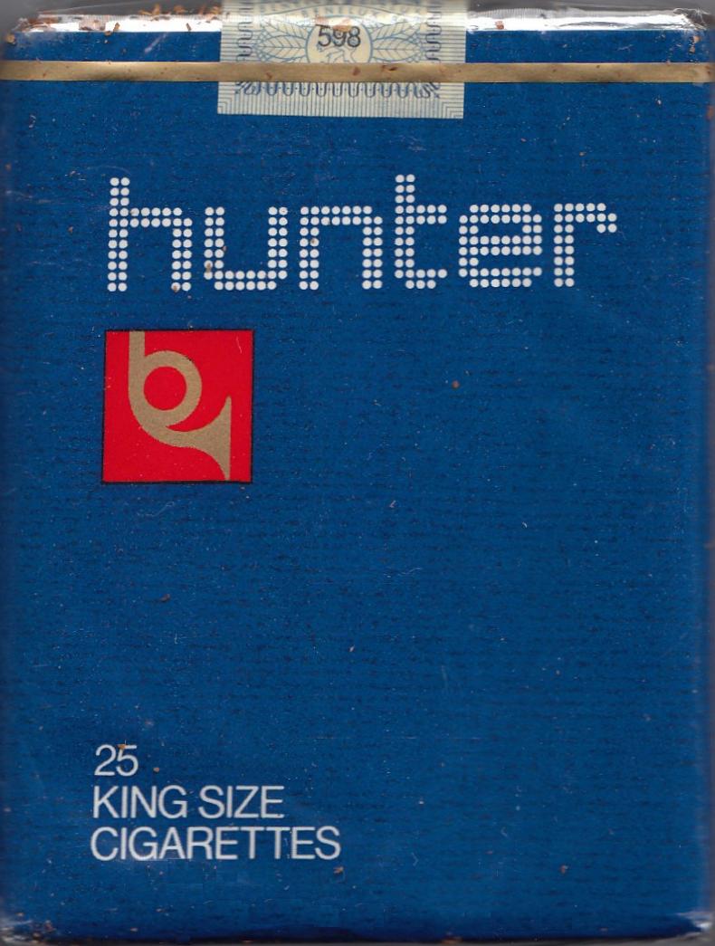 Philip Morris - Hunter 20 sigaretten - E 4.25 - 1987 F Philip Morris - Hunter 20 sigaretten - E 4.25 - 1987 F