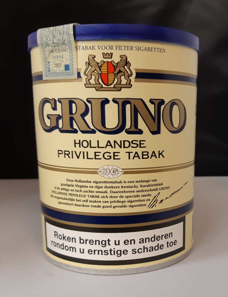 Gruno Hollandse Privilege Tabak 150 gr Gruno Hollandse Privilege Tabak 150 gr