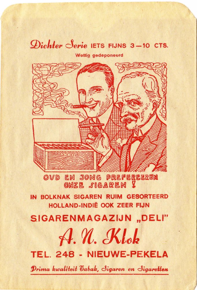 Klok A.N. Sigarenmagazijn - Nieuwe Pekela F Klok A.N. Sigarenmagazijn - Nieuwe Pekela F