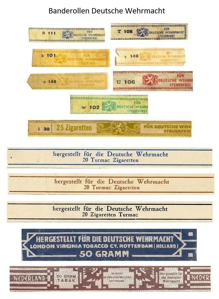 Banderollen deutsche wehrmacht 1943-1945 Banderollen deutsche wehrmacht 1943-1945