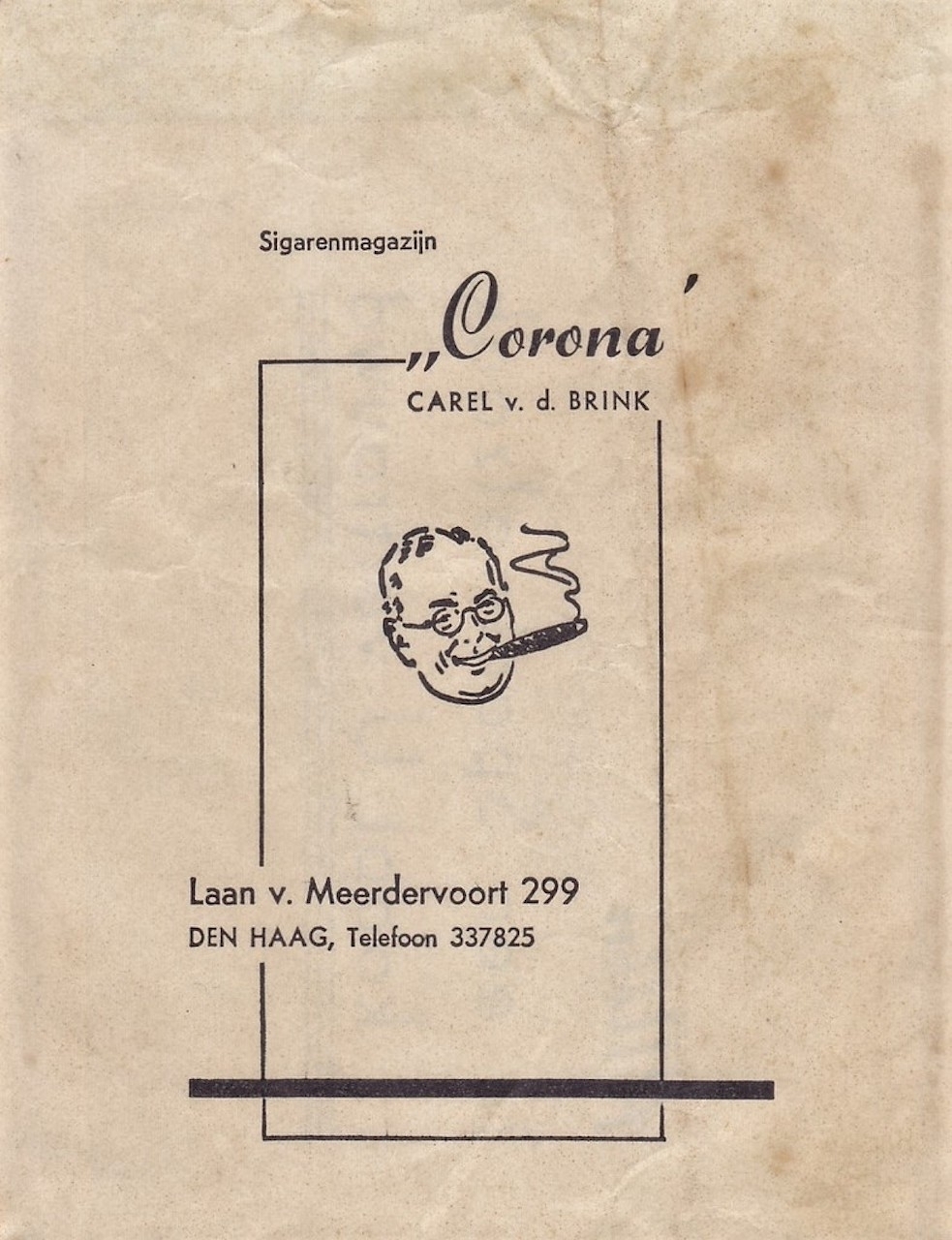 Corona Sigarenmagazijn Brink Carel v.d. - Den Haag L Corona Sigarenmagazijn Brink Carel v.d. - Den Haag L