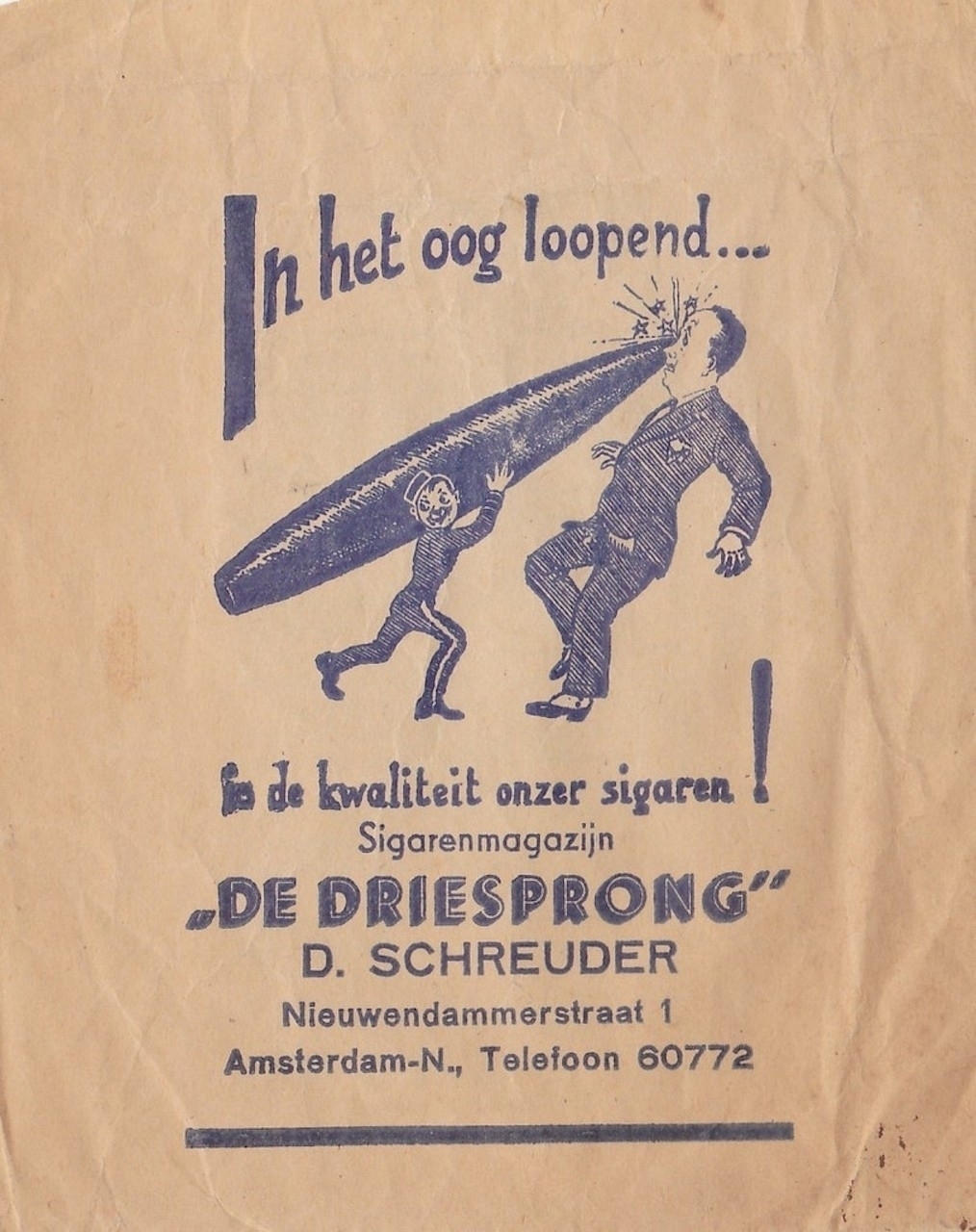 De Driesprong Sigarenmagazijn D.Schreuder - Amsterdam L De Driesprong Sigarenmagazijn D.Schreuder - Amsterdam L