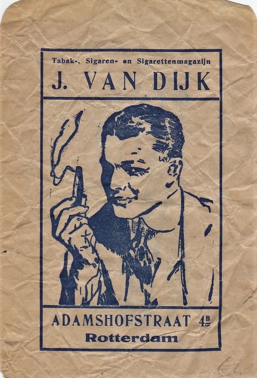Dijk van J. Tabak-Sigaren en Sigaretten magazijn - Rotterdam L Dijk van J. Tabak-Sigaren en Sigaretten magazijn - Rotterdam L