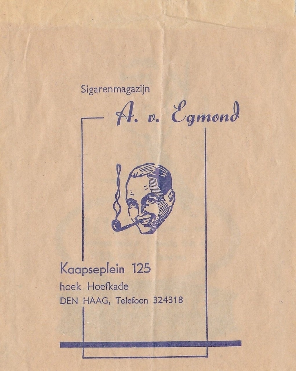 Egmond A.v. Sigarenmagazijn Den Haag L Egmond A.v. Sigarenmagazijn Den Haag L