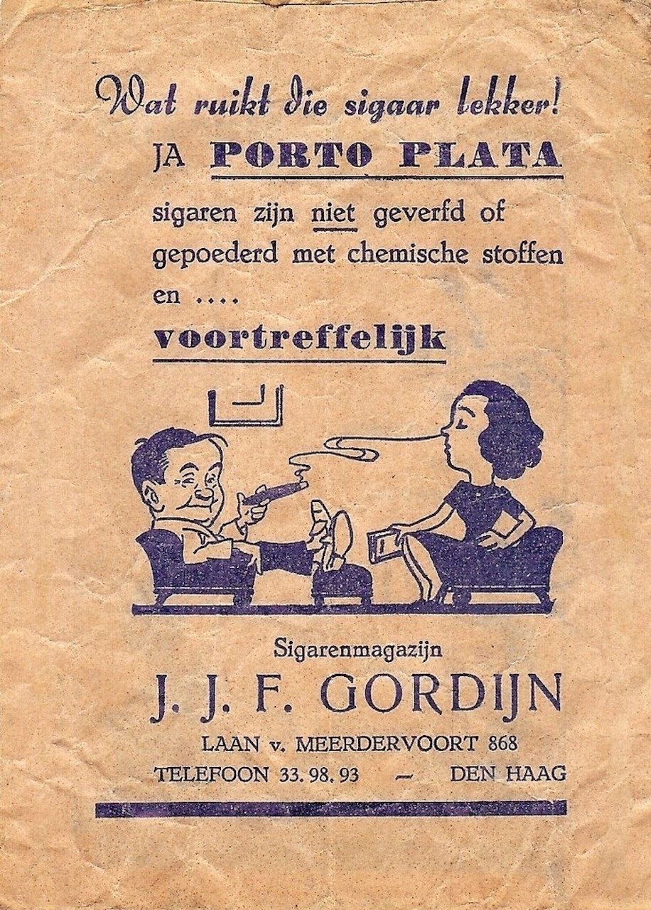Gordijn J.J.F. Sigarenmagazijn - Den Haag L Gordijn J.J.F. Sigarenmagazijn - Den Haag L