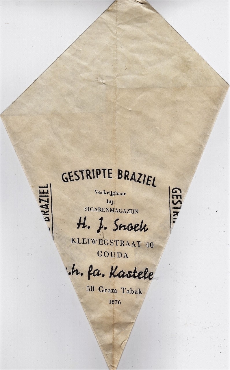 Snoek H.J. Sigarenmagazijn - Gouda GESTRIPTE BRAZIEL zak 50gr M Snoek H.J. Sigarenmagazijn - Gouda GESTRIPTE BRAZIEL zak 50gr M