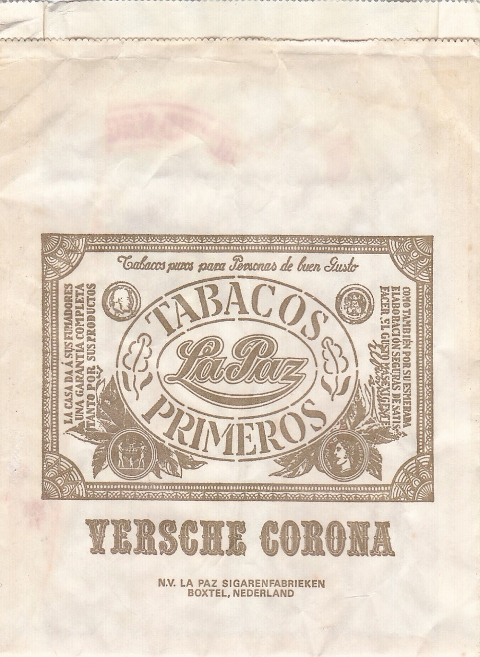 La Paz N.V. Sigarenfabrieken - Boxtel M La Paz N.V. Sigarenfabrieken - Boxtel M