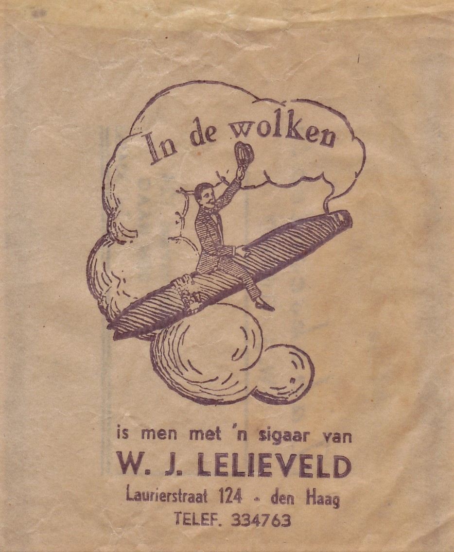 Lelieveld W.J., Tabakscentrale - Den Haag SIGARENZAKJE M Lelieveld W.J., Tabakscentrale - Den Haag SIGARENZAKJE M