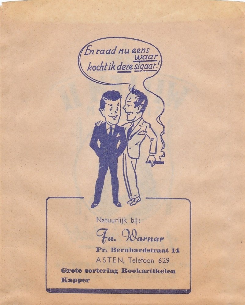 Warnar - Asten Rookartikelen Kapper SIGARENZAKJE M Warnar - Asten Rookartikelen Kapper SIGARENZAKJE M