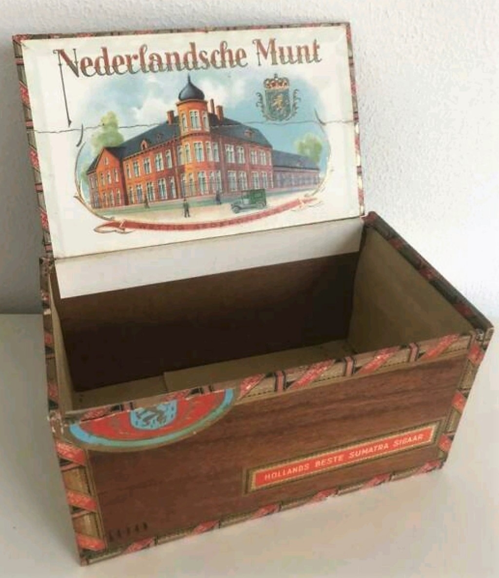 Horst & Maas Nederlandsche Munt SUMATRA SIGAREN kist M Horst & Maas Nederlandsche Munt SUMATRA SIGAREN kist M