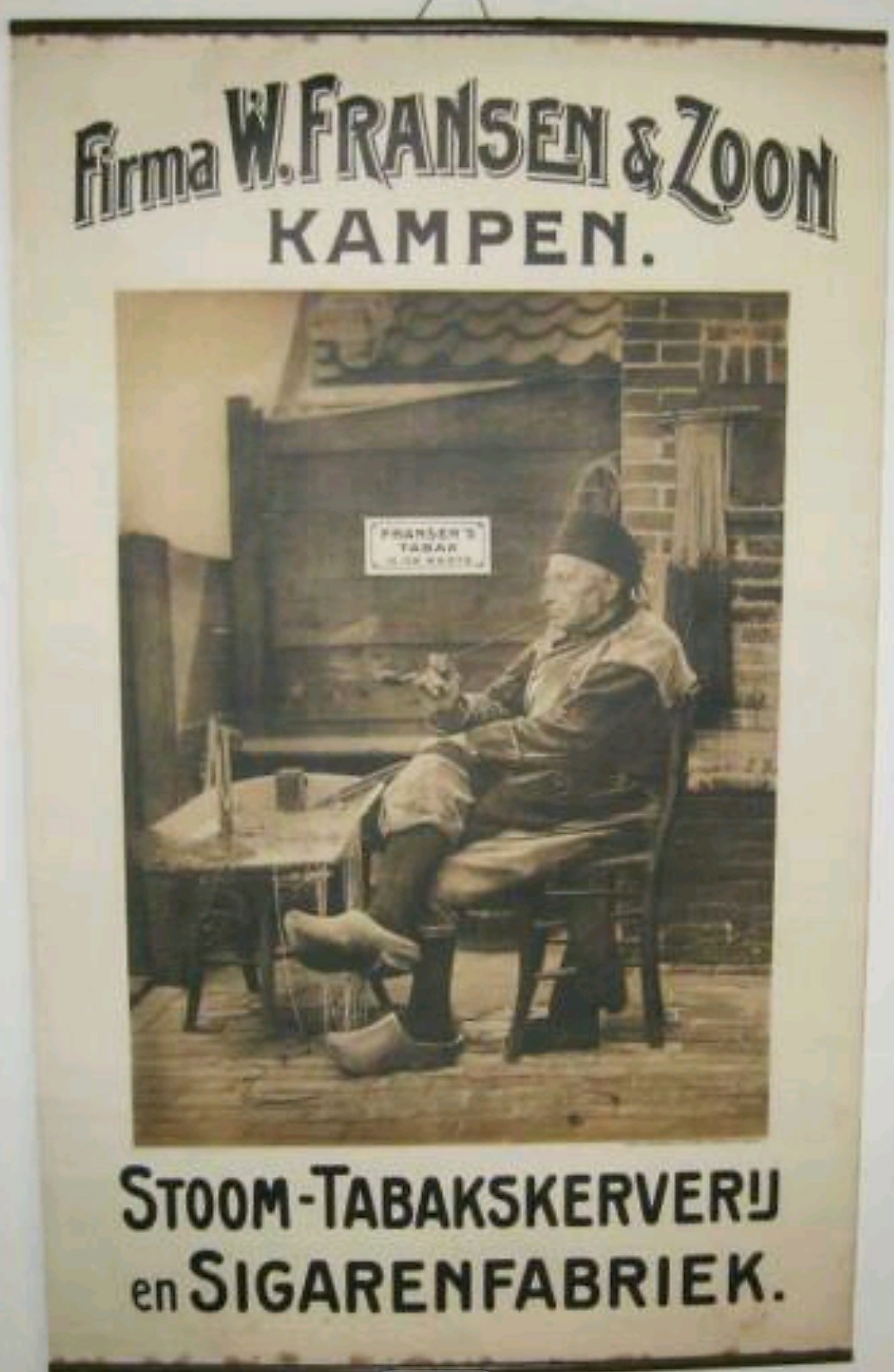 Fransen W. en Zoon poster REKLAME M Fransen W. en Zoon poster REKLAME M