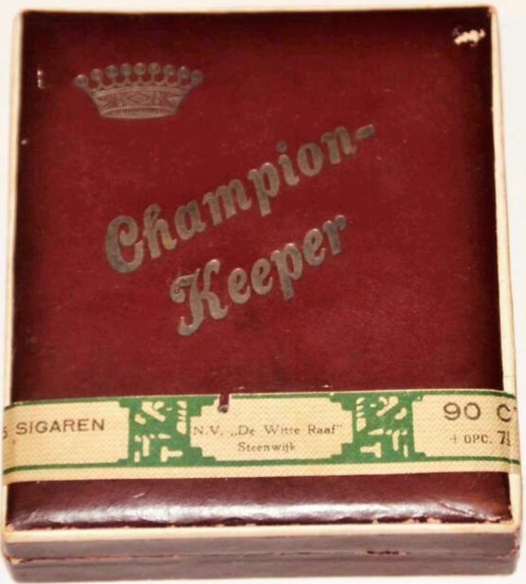 CHAMPION KEEPER doosje sigaren prijs 90 ct + opc 7.5 ct MP CHAMPION KEEPER doosje sigaren prijs 90 ct + opc 7.5 ct MP