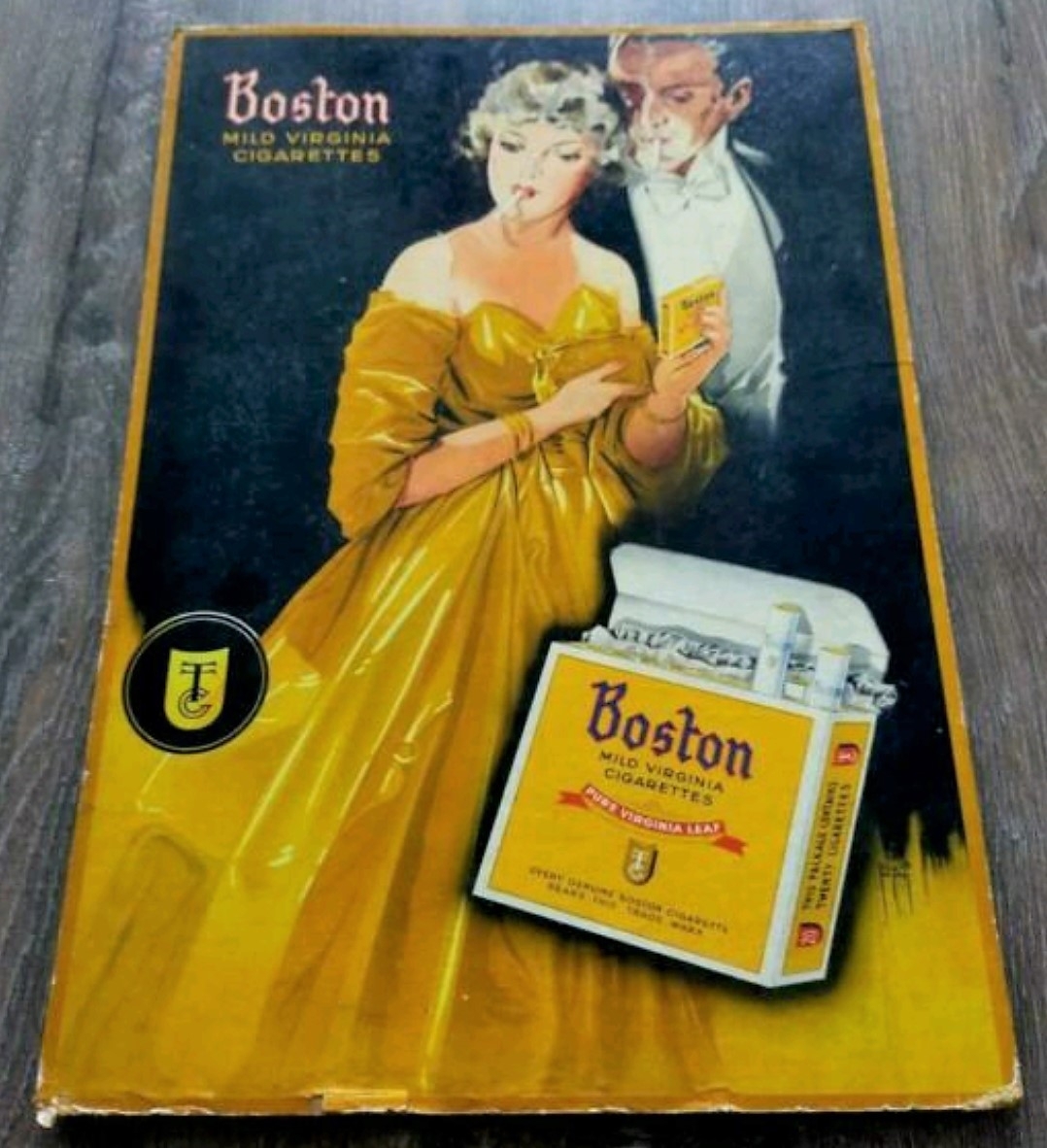 Boston sigaretten, karton, RECLAME, MP Boston sigaretten, karton, RECLAME, MP
