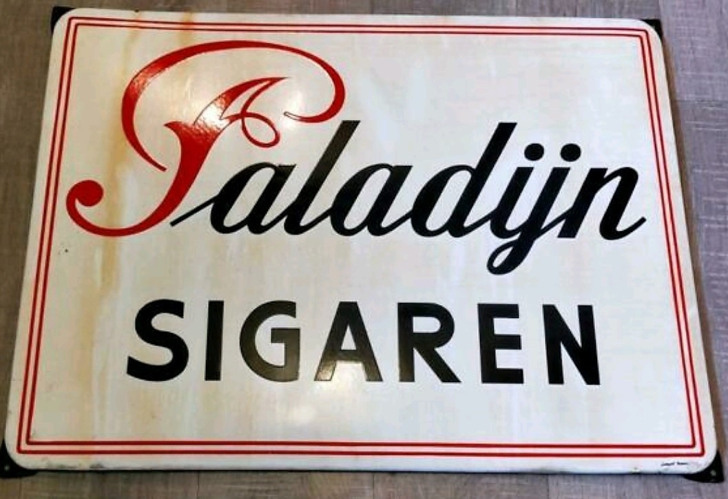 Paladijn, sigaren, emaille, RECLAME, MP Paladijn, sigaren, emaille, RECLAME, MP