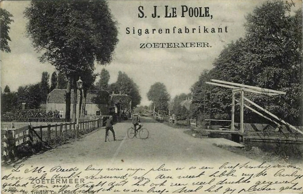Poole S.J. Le Sigarenfabrikant - Zoetermeer ANSICHTKAART MP Poole S.J. Le Sigarenfabrikant - Zoetermeer ANSICHTKAART MP