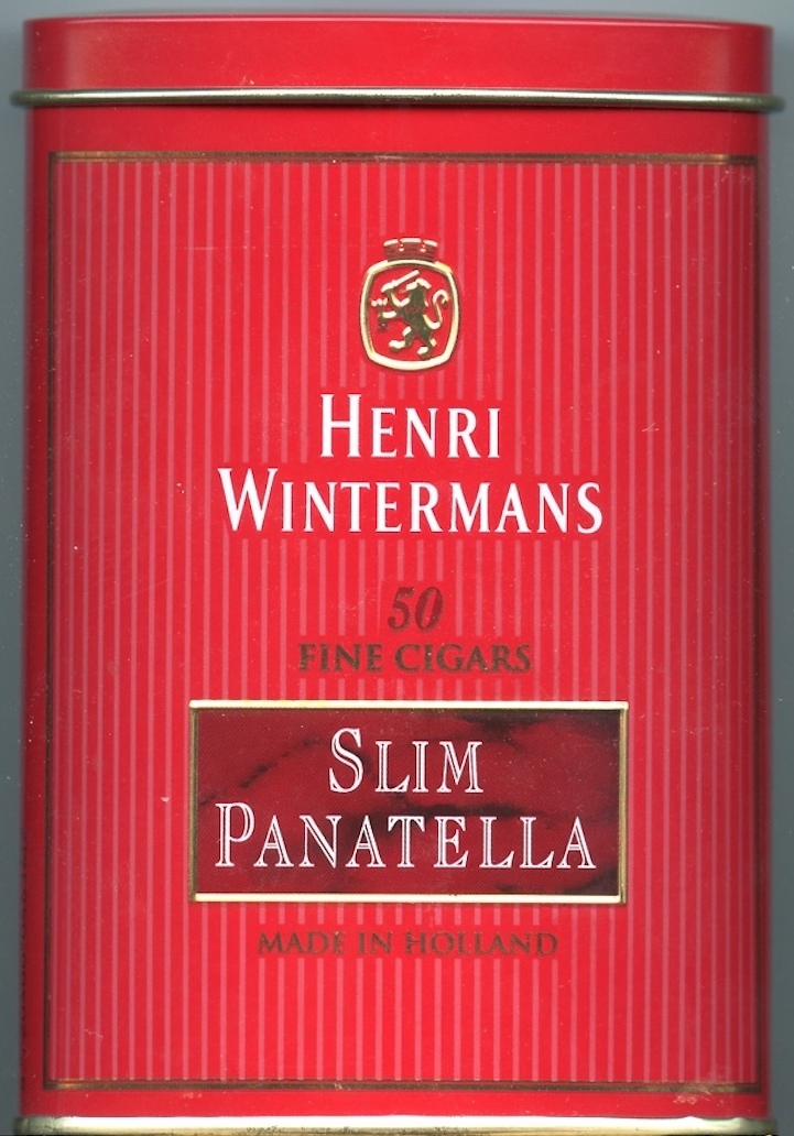 Slim Panatella 50 cigars ovale blik R Slim Panatella 50 cigars ovale blik R