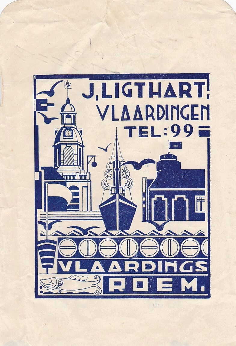 Ligthart J. - Vlaardingen SIGARENZAKJE M Ligthart J. - Vlaardingen SIGARENZAKJE M