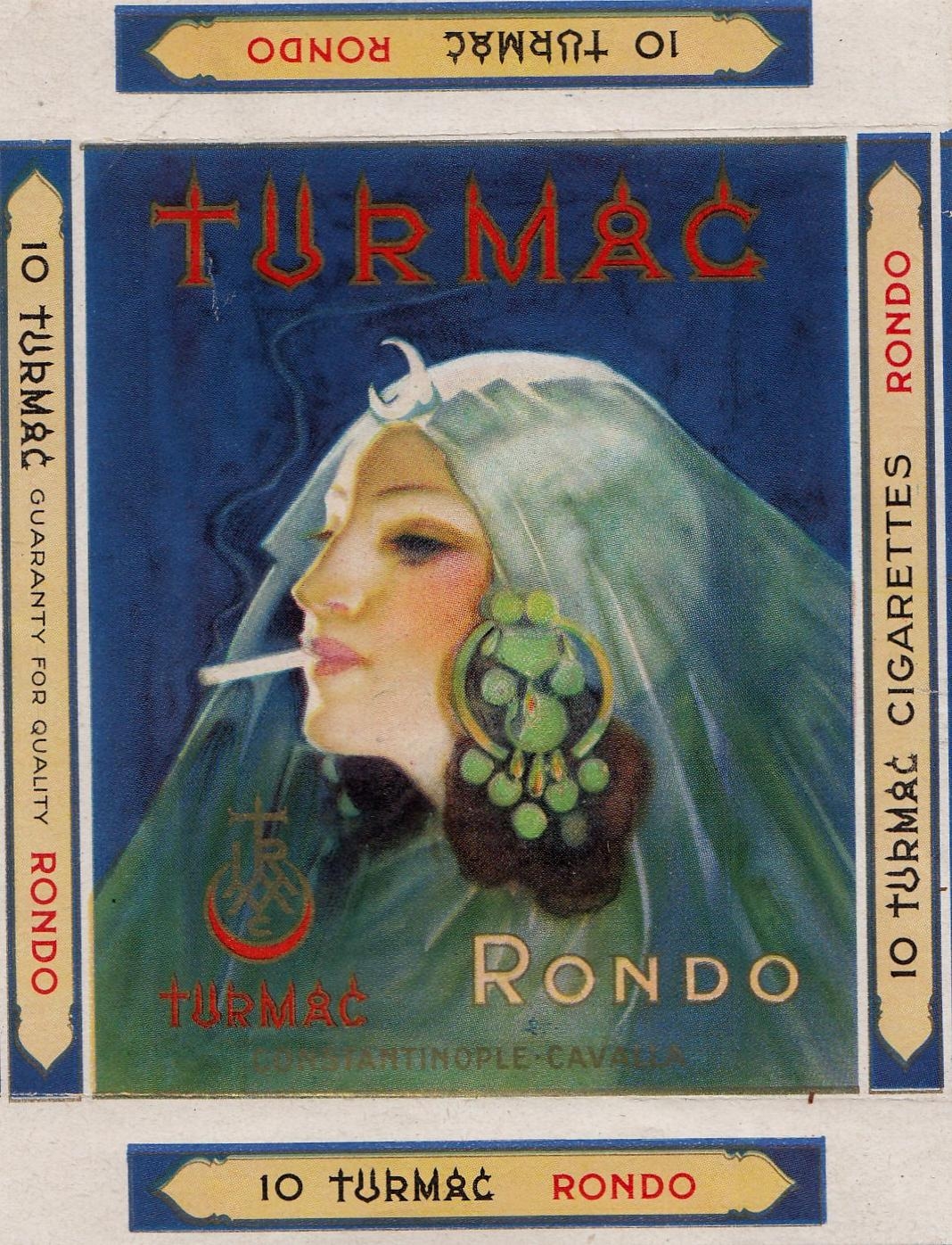 Rondo Omslag voor doosje 20 sigaretten F Rondo Omslag voor doosje 20 sigaretten F