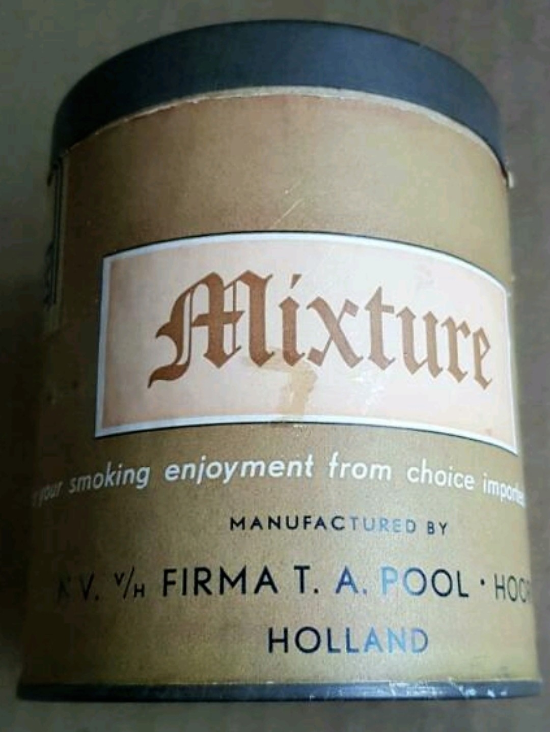 Pool T.A., Tabaksfabriek N.V. - Hoorn MIXTURE blik MP Pool T.A., Tabaksfabriek N.V. - Hoorn MIXTURE blik MP