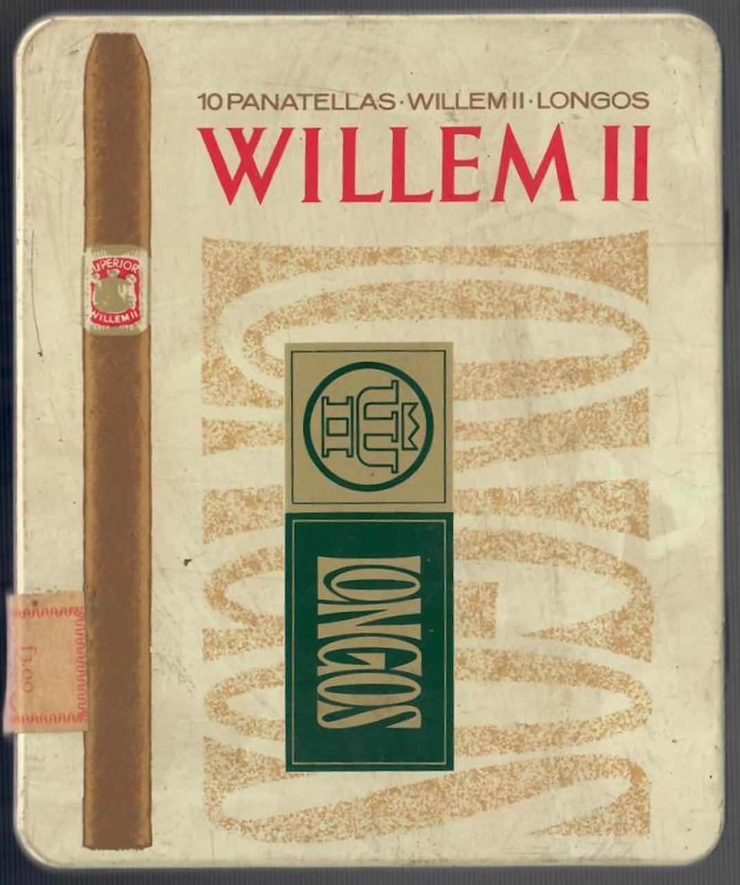 Panatellas Longos - blik met 10 sigaren ƒ 3,-- L Panatellas Longos - blik met 10 sigaren ƒ 3,-- L