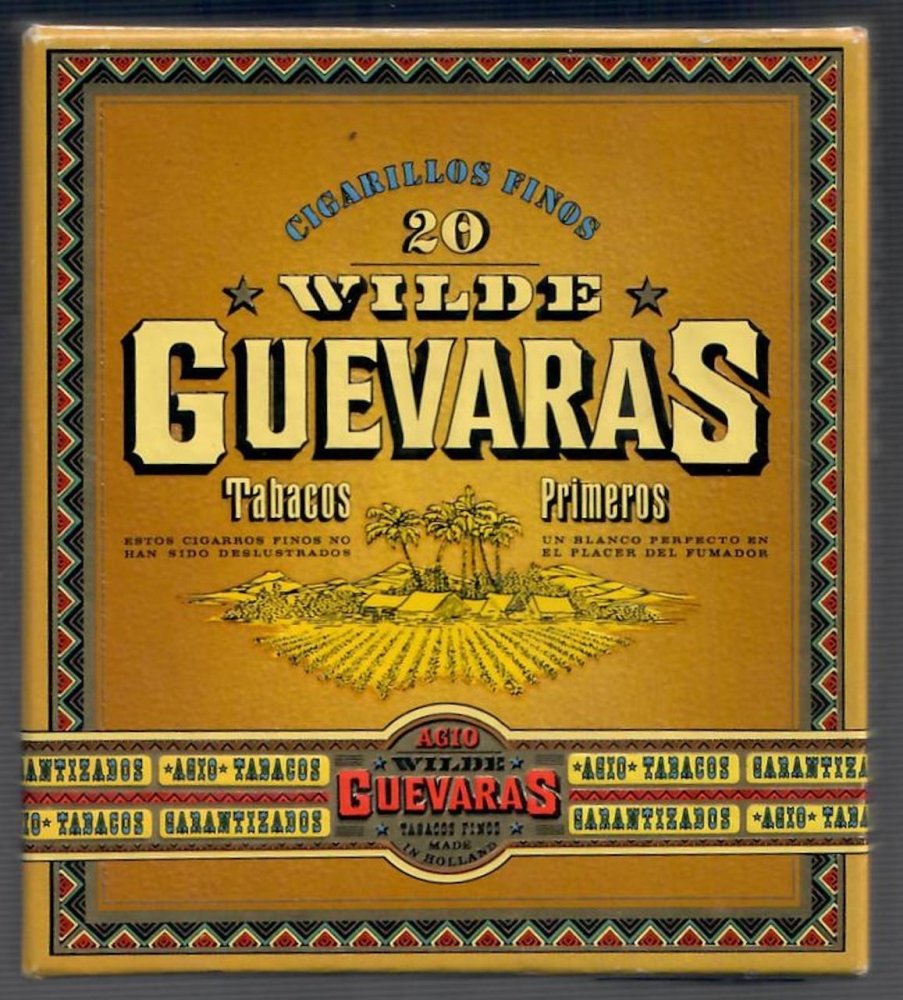 Wilde Guevaras - doosje met 20 sigaartjes ƒ 5,50 L Wilde Guevaras - doosje met 20 sigaartjes ƒ 5,50 L