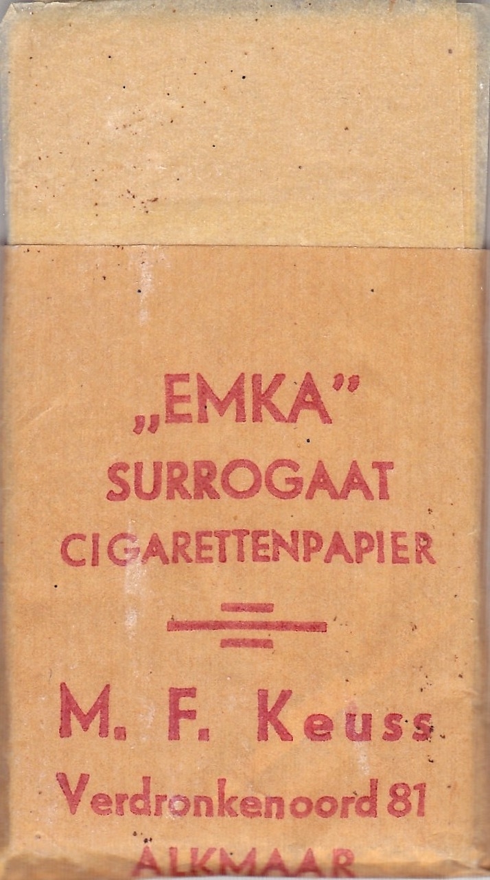 EMKA, surrogaat, sigarettenpapier, M EMKA, surrogaat, sigarettenpapier, M