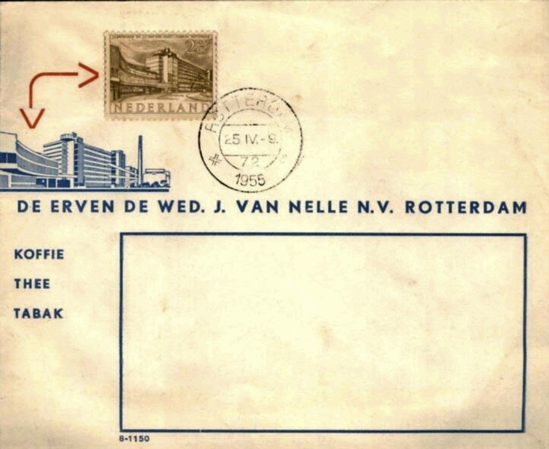 Nelle J. van Wed, Rotterdam, anno 1955, ENVELOP MP Nelle J. van Wed, Rotterdam, anno 1955, ENVELOP MP
