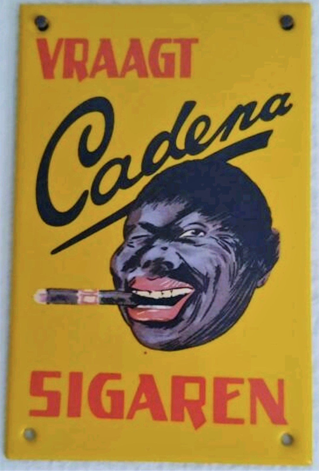 Cadena sigaren emaille RECLAME MP Cadena sigaren emaille RECLAME MP