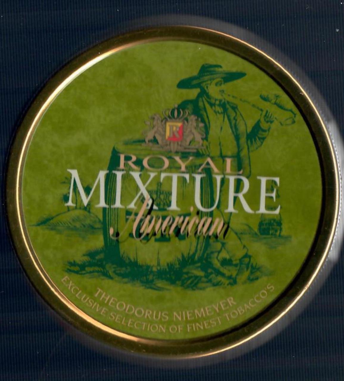 Royal Mixture blik voor 50 gram pijptabak L Royal Mixture blik voor 50 gram pijptabak L