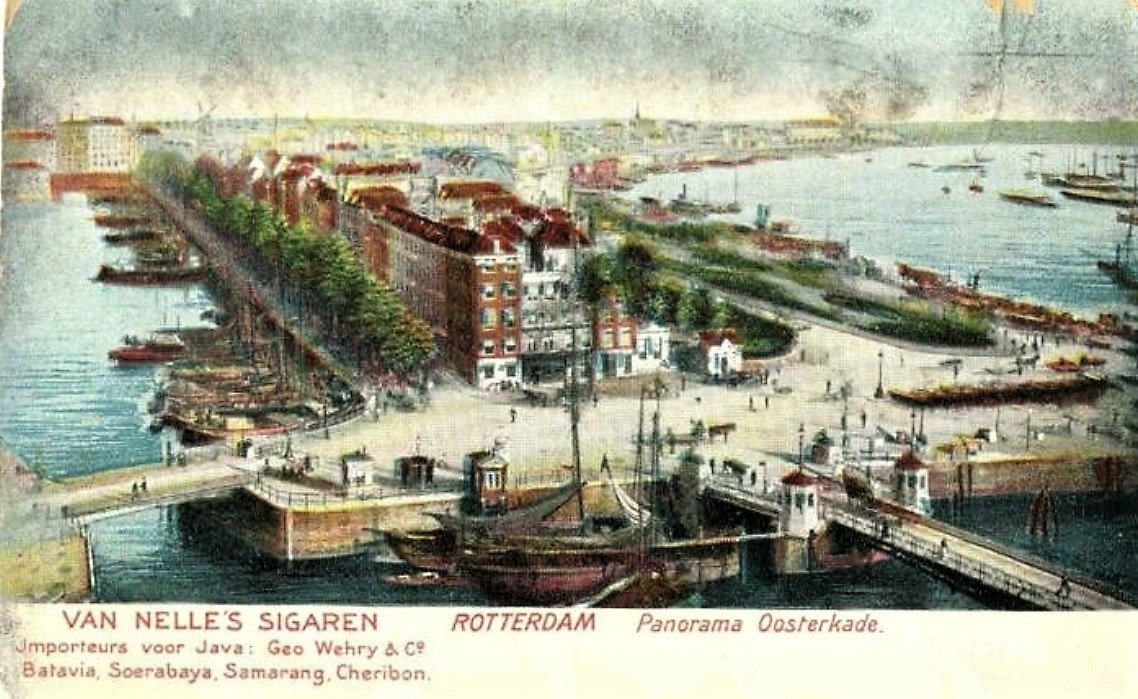 Van Nelle. Rotterdam anno 1905 RECLAME KAART MP Van Nelle. Rotterdam anno 1905 RECLAME KAART MP
