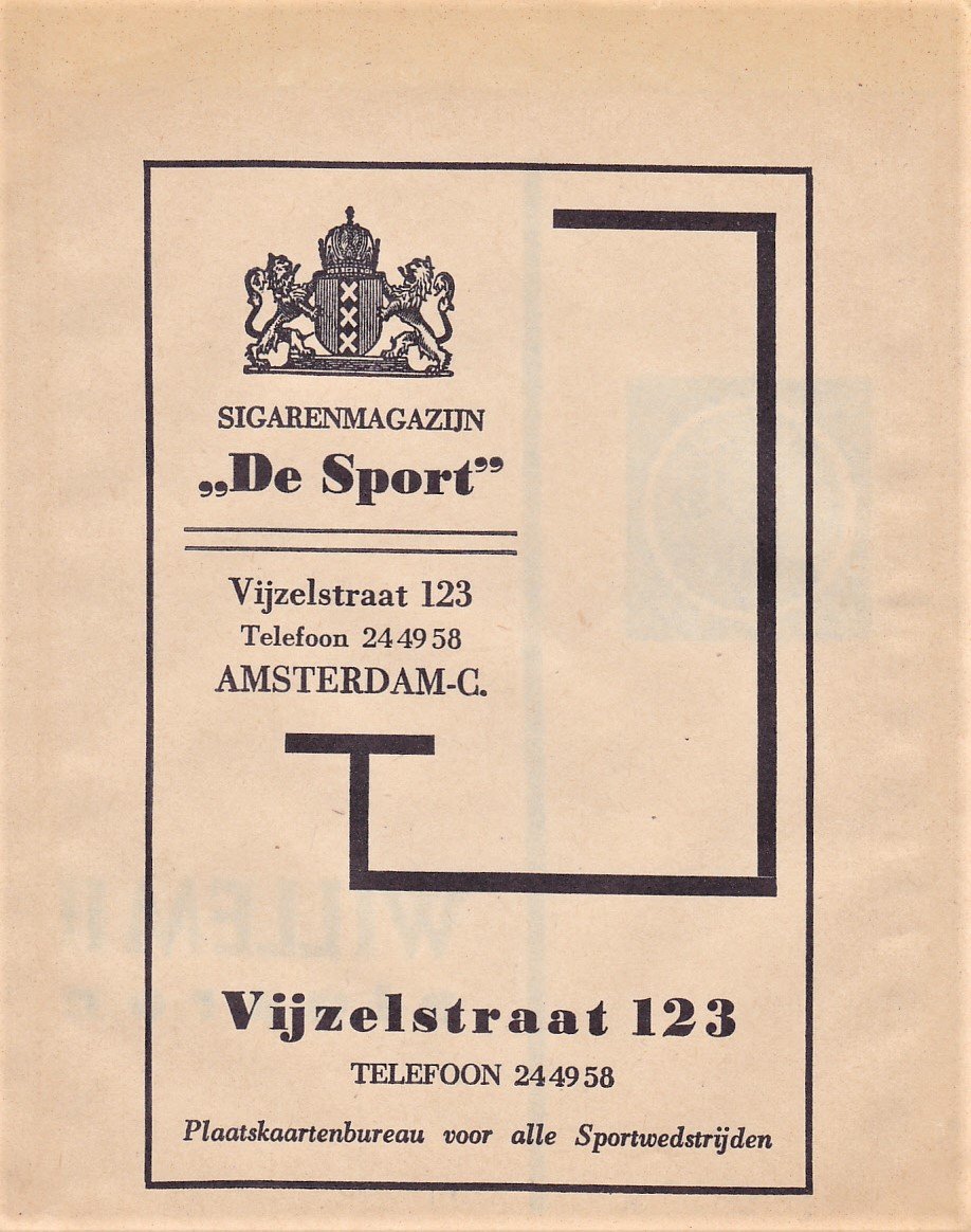 De Sport Sigarenmagazijn - Amsterdam SIGARENZAKJE M De Sport Sigarenmagazijn - Amsterdam SIGARENZAKJE M