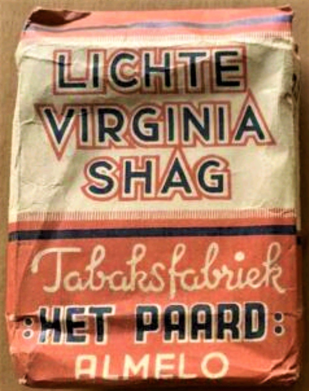 Boom Wed. Tabaksfabriek .Het Paard. - Almelo LICHTE VIRGINIA SHAG 50 gram prijs 70 ct MP Boom Wed. Tabaksfabriek .Het Paard. - Almelo LICHTE VIRGINIA SHAG 50 gram prijs 70 ct MP