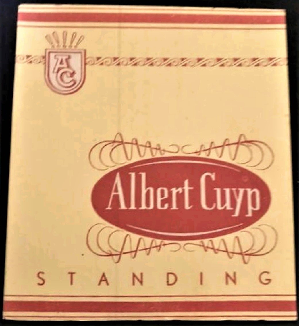 ALBERT CUYP-STANDING 5 sigaren prijs 75 ct banderol 1893 MP ALBERT CUYP-STANDING 5 sigaren prijs 75 ct banderol 1893 MP