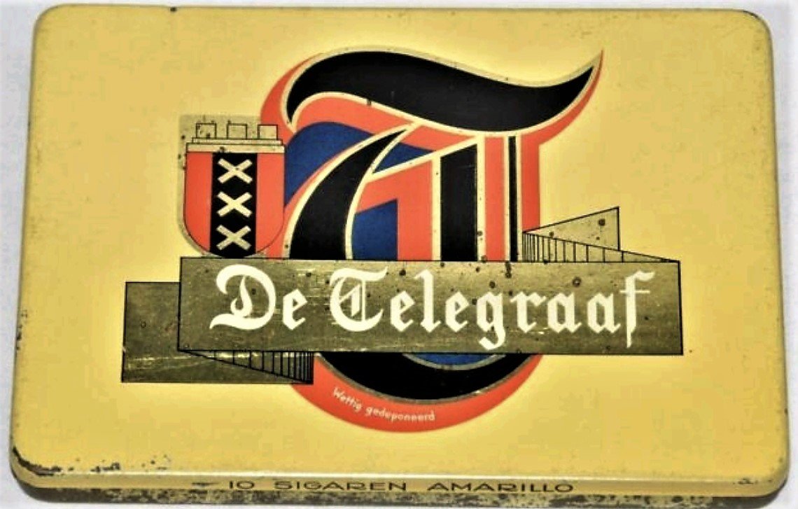 TELEGRAAF de -AMARILLO 10 sigaren B TELEGRAAF de -AMARILLO 10 sigaren B