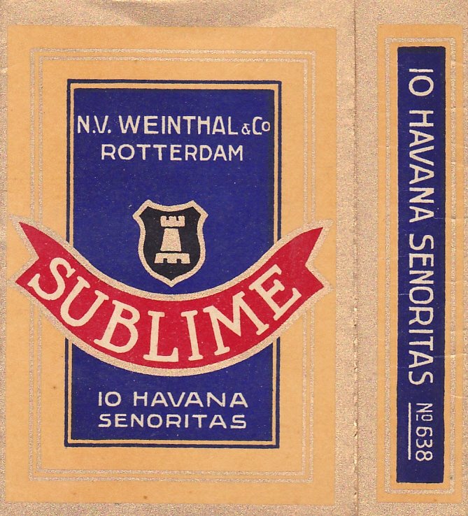 SUBLIME 10 sigaren banderol 638 M SUBLIME 10 sigaren banderol 638 M