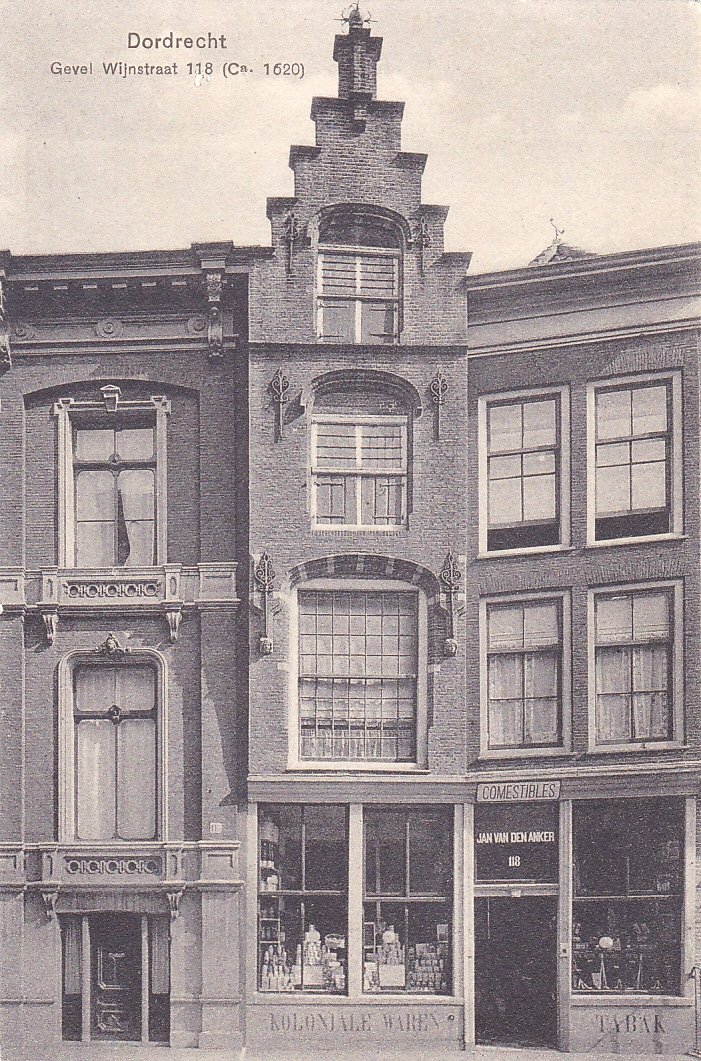 Anker Jan van den. Koloniale waren-Tabak - Dordrecht ANSICHTKAART M Anker Jan van den. Koloniale waren-Tabak - Dordrecht ANSICHTKAART M