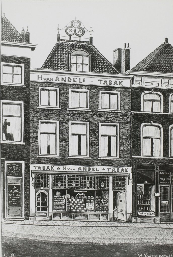 Andel A. van Tabak en Sigaren - Delft KAART L Andel A. van Tabak en Sigaren - Delft KAART L