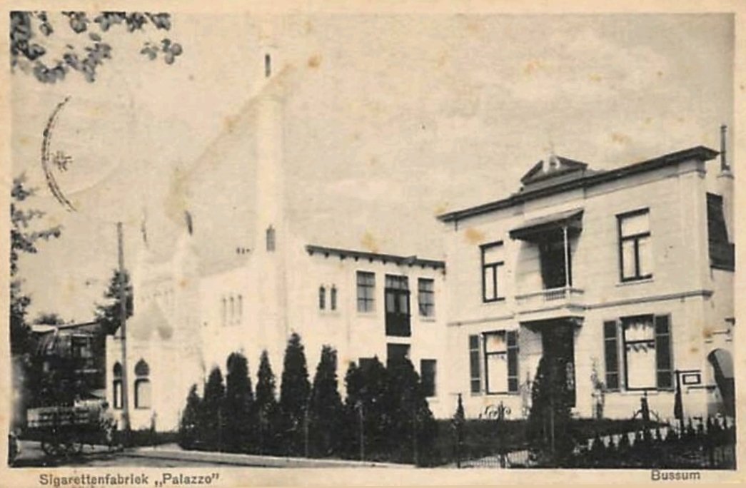 Palazzo Sigarettenfabriek - Bussem anno 1922 ANSICHT KAART MP Palazzo Sigarettenfabriek - Bussem anno 1922 ANSICHT KAART MP