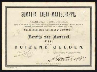 Sumatra Tabak-Maatschappij Sumatra Tabak-Maatschappij