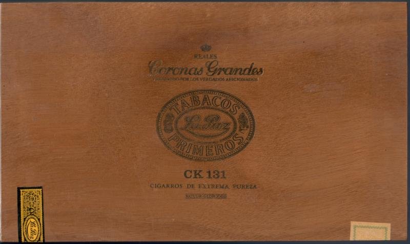 CK 131 – kist met 25 sigaren ƒ 14,25 CK 131 – kist met 25 sigaren ƒ 14,25