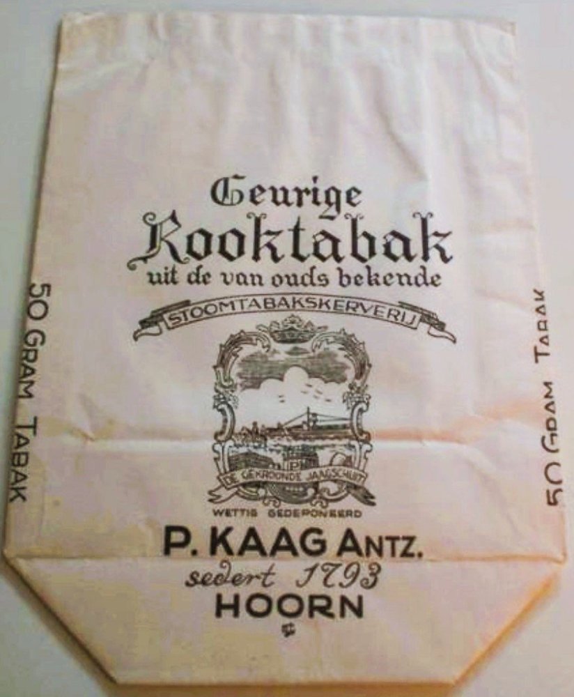 Kaag P. Antz. - Hoorn GEURIGE ROOKTABAK 50 gr M Kaag P. Antz. - Hoorn GEURIGE ROOKTABAK 50 gr M