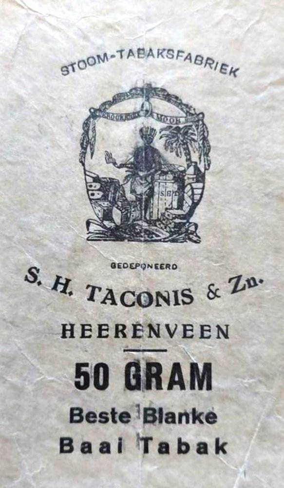 Taconis Zn - Heerenveen BESTE BLANKE BAAI TABAK 50 gr Taconis Zn - Heerenveen BESTE BLANKE BAAI TABAK 50 gr