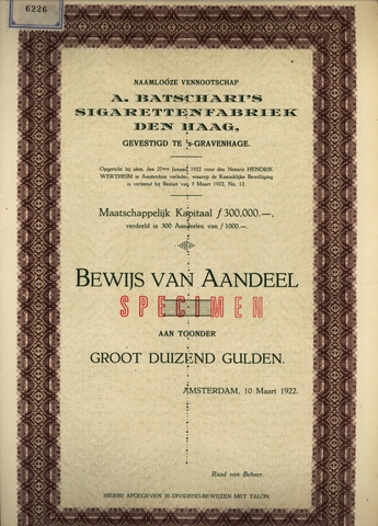 Batschari, A.  - Den Haag