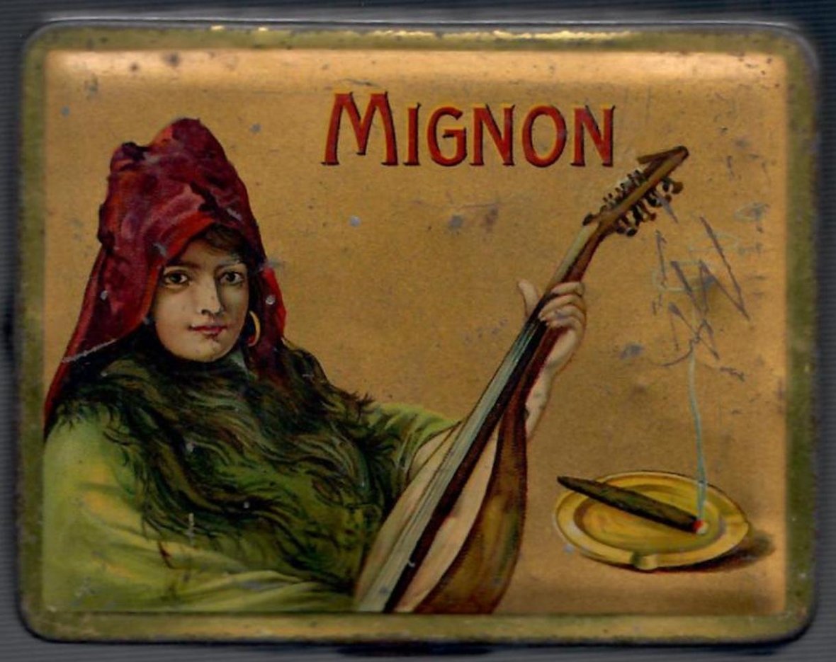 Mignon blikje voor 20 sigaartjes L Mignon blikje voor 20 sigaartjes L