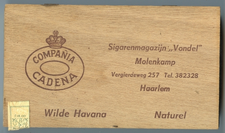 Vondel Molenkamp - Cadena - 50/f18.00  9